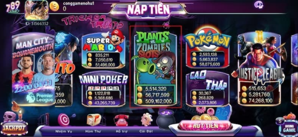 Top Những Game Quay Hũ 789club